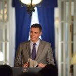 El presidente del Gobierno, Pedro Sánchez