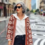Carmen Gimeno con abrigo de Zara.