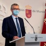 El consejero de Salud, Juan José Pedreño