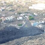 La zona afectada, a vista de dron