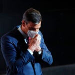 El presidente del Gobierno, Pedro Sánchez, mantiene la mesa de diálogo con ERC