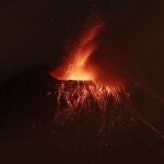 Detalle del volcán Tungurahua