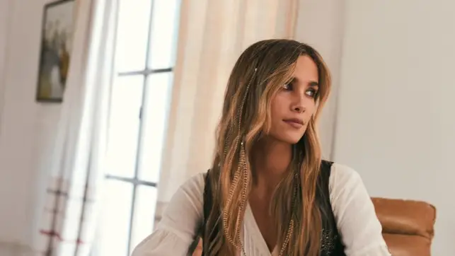 María Pombo con el look perfecto para otoño.