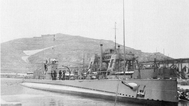 El submarino C-3 hundido por los nazis durante la "Operación Úrsula"