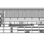 Plano del futuro centro deportivo de Tetuán