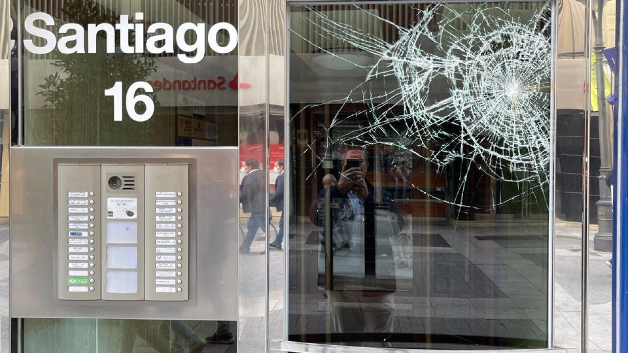 La sede de Vox en Valladolid sufre su segundo ataque en un mes