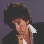 Bob Dylan, fotografiado en los 80