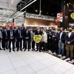 El consejero de Agricultura, Ganadería y Desarrollo Rural, Jesús Julio Carnero, presenta la promoción de Tierra de Sabor en Madrid en la cadena Carrefour