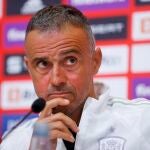 El seleccionador español de fútbol, Luis Enrique Martínez