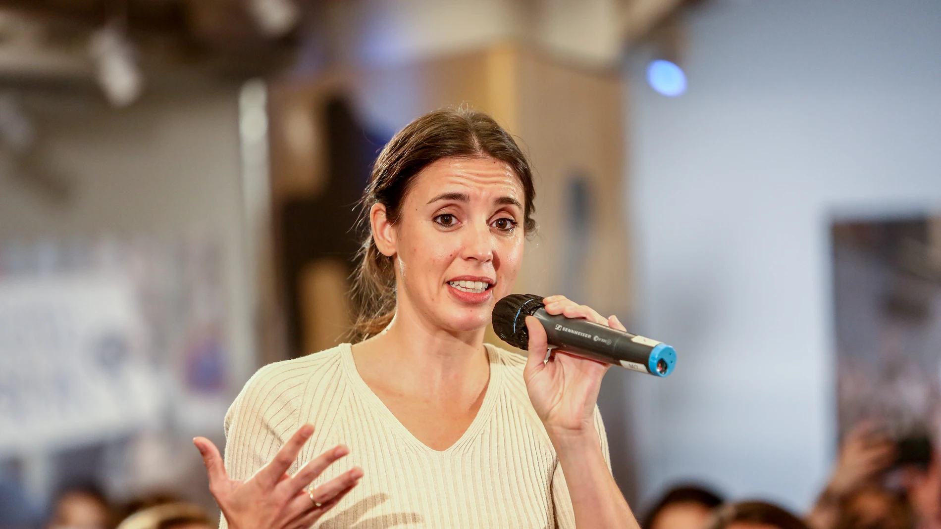 La ministra de Igualdad, Irene Montero