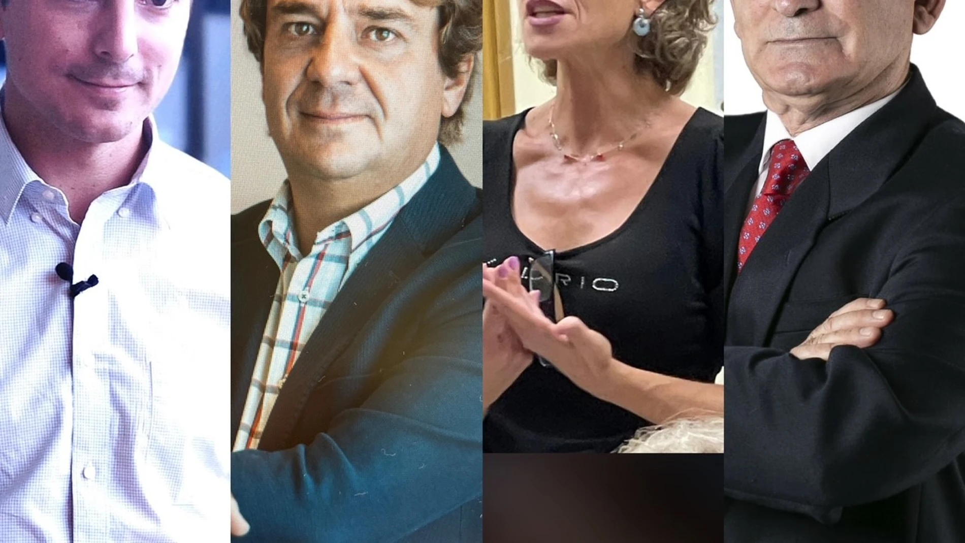 De izquierda a derecha, Juan Lobato, Javier Ayala, Eva Llarandi y Félix Chaves