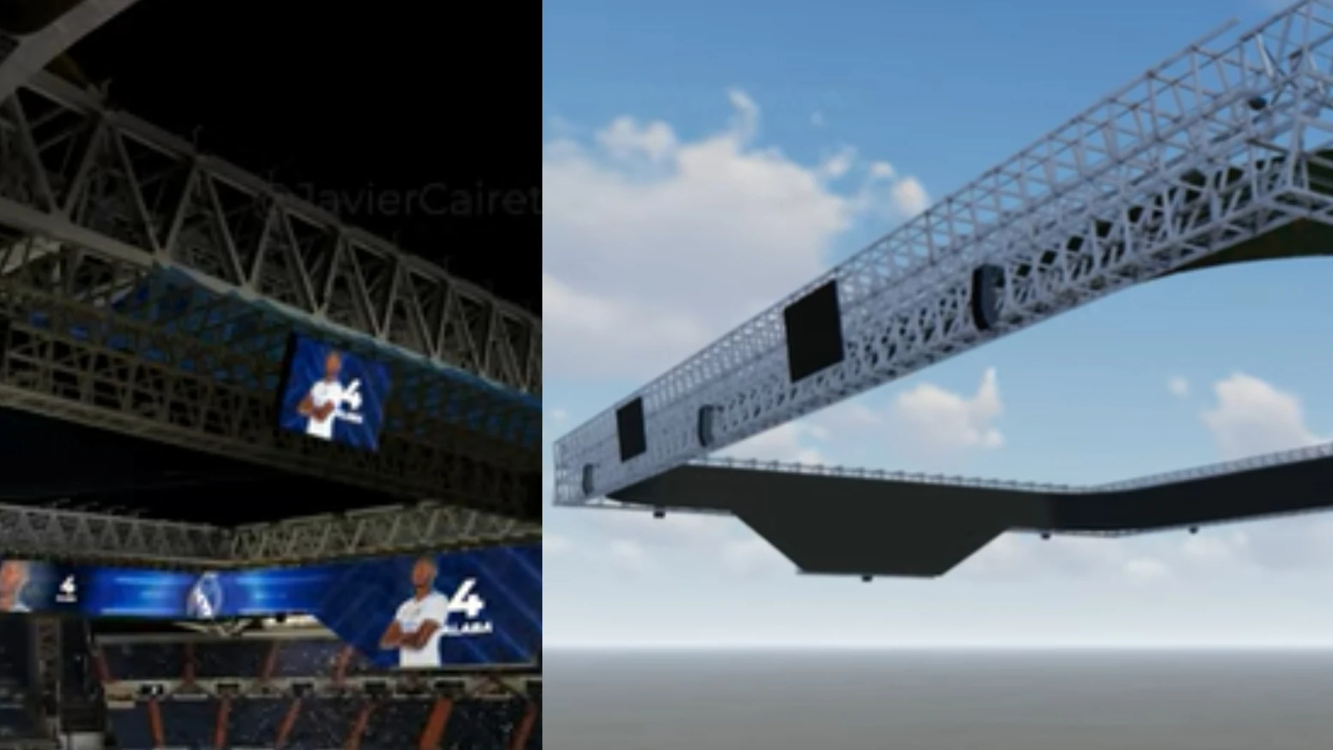 Así será el nuevo marcador del Bernabéu