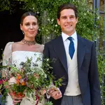 Claudia Osborne y José Entrecanales el día de su boda