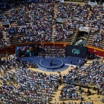 Pablo Casado en la clausura de la Convención Nacional del PP en la plaza de toros de Valencia