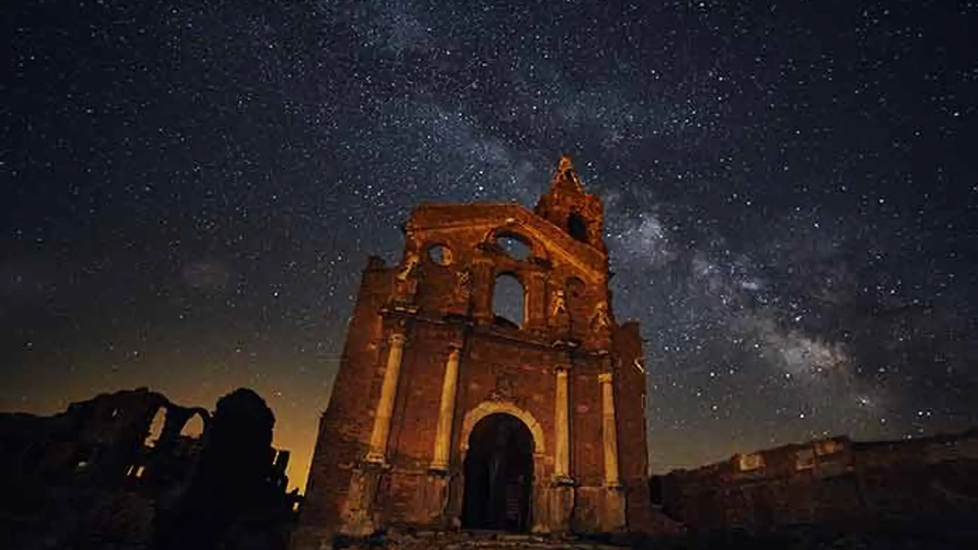 Belchite, el pueblo maldito al que sólo se puede acceder con permiso