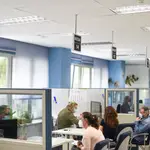 Vista general de algunas de las oficinas de atención al contribuyente