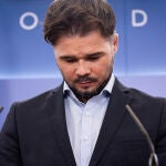 El portavoz de ERC en el Congreso, Gabriel Rufián.