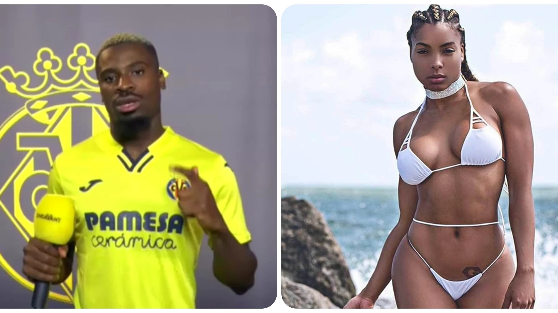 Serge Aurier y Hencha Voigt