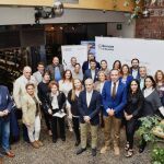 El vicepresidente de la Diputación de Valladolid, Víctor Alonso, el presidente de la Cámara de Comercio, Víctor Caramanzana, junto con los empresarios de la provincia en Ciudad de México