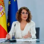 La ministra de Hacienda, María Jesús Montero