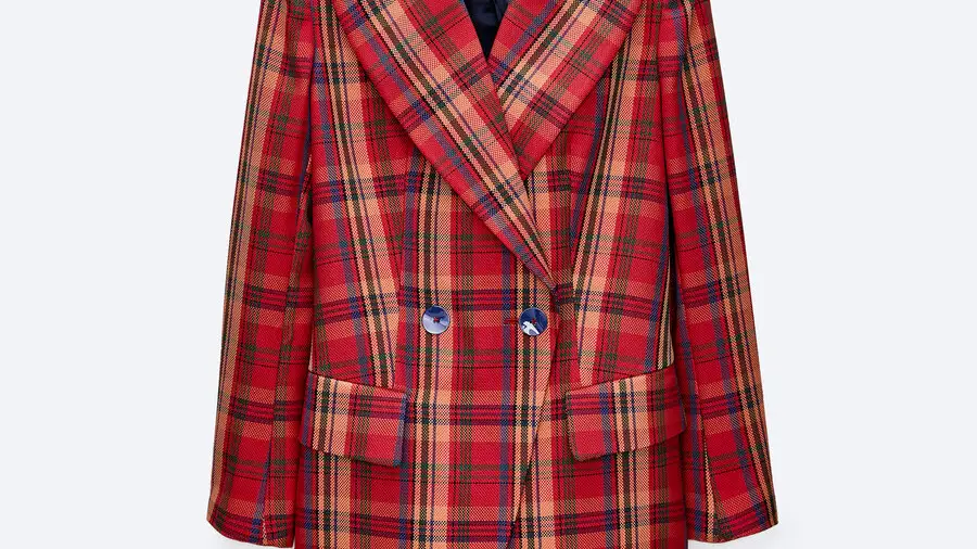 Blazer cuadros.