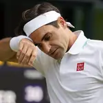 Roger Federer, en el último Wimbledon del pasado verano.