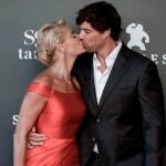 Belén Rueda posa junto a su novio Javier Artime antes de recibir el Gran Premio Honorífico del Festival Internacional de Cine Fantástico de Sitges
