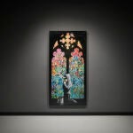 Una de las obras de Banksy en el nuevo museo
