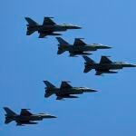 Aviones de combate F-16 de Taiwán