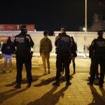 Botellones y controles policiales en el Parque del Oeste.