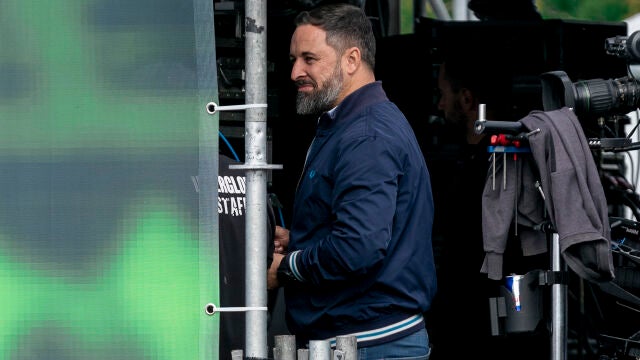 El presidente de Vox, Santiago Abascal, en el evento ‘Viva 21’, en IFEMA, el pasado 10 de octubre, en Madrid (España).