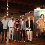 Los comisarios y organizadores de la Exposición «Carmen Alborch. El arte y la vida» en el Centro del Carmen