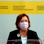La delegada del Gobierno en la Comunitat Valenciana, Gloria Calero