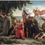 La llegada de Cristóbal Colón a América