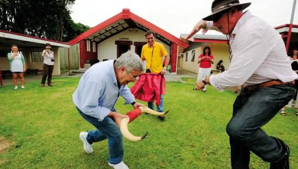 Paniura practicando para el encierro