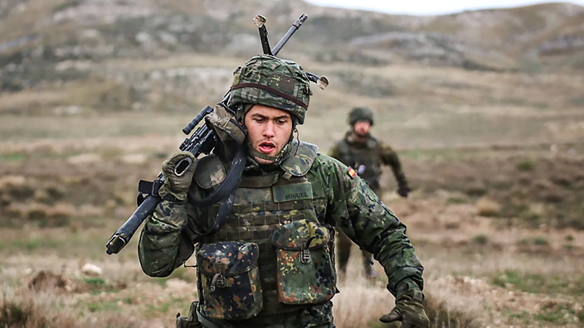 Ejercicio llevado a cabo por el Regimiento de Infantería "Tercio Viejo de Sicilia" Nº 67