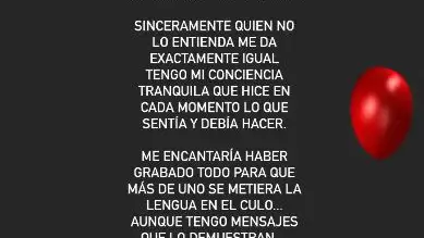 Nota escrita por Kiko Rivera en su Instagram