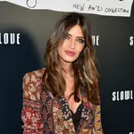 Sara Carbonero durante la presentación de la nueva colección de su marca 'SlowLove: Dancing in the street'.