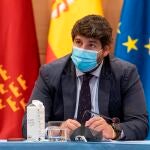 El presidente de la Comunidad de Murcia Fernando López Miras