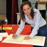 La alcaldesa de Getafe, Sara Hernández