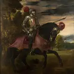 Retrato ecuestre del emperador Carlos V en la batalla de Mühlberg en 1547