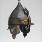 Muestra de unos de los cascos empleados por el Imperio otomano en el siglo XVI