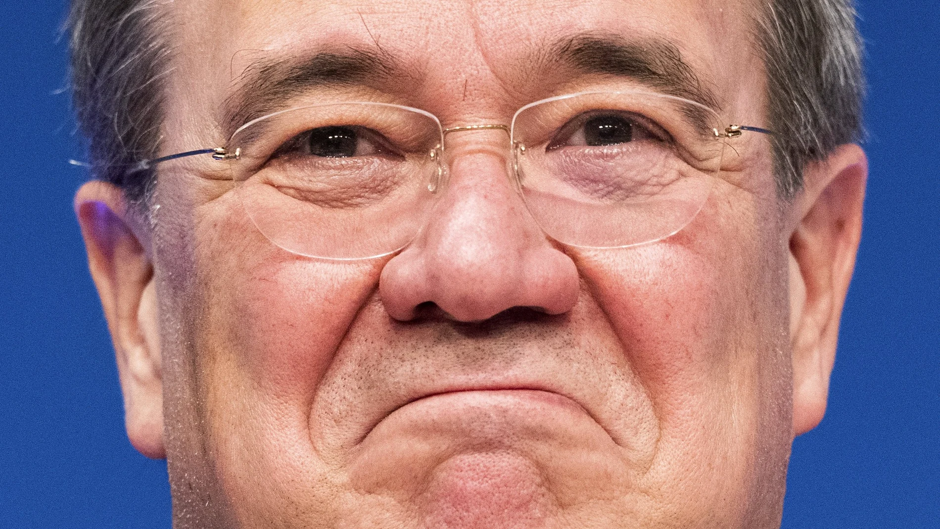 El líder de la CDU, Armin Laschet, durante un encuentro en Muenster con los delegados de las juventudes conservadoras