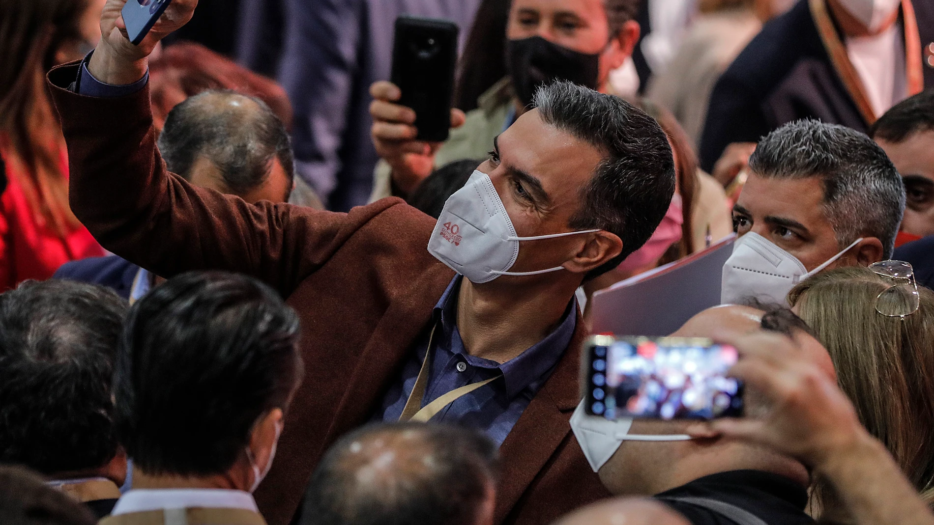 El presidente del Gobierno, Pedro Sánchez, en la segunda jornada del 40 Congreso Federal del PSOE