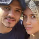 Mauro Icardi y Wanda Nara.