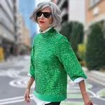 Carmen Gimeno con el look perfecto para Navidad.