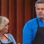 Terelu Campos y Miki Nadal, en MasterChef Celebrity