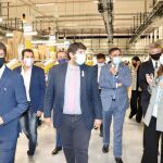 Fernando López Miras visita el nuevo centro logístico robotizado de Amazon