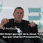 Otegi, a Bildu: “Tenemos a 200 presos en la cárcel. Si para sacarlos hay que votar a favor de los Presupuestos, votamos”