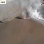 Drones del CSIC captan las cuatro bocas del volcán de La Palma